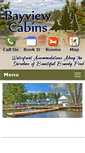 Mobile Screenshot of bayviewcabins.com